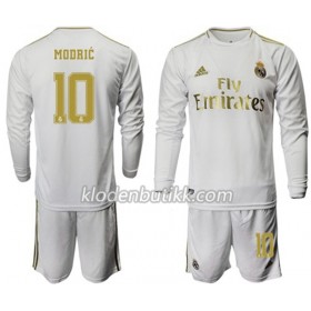 Real Madrid Modrić 10 Barn Hjemmedraktsett 2019-2020 Langermet (+ Korte bukser)